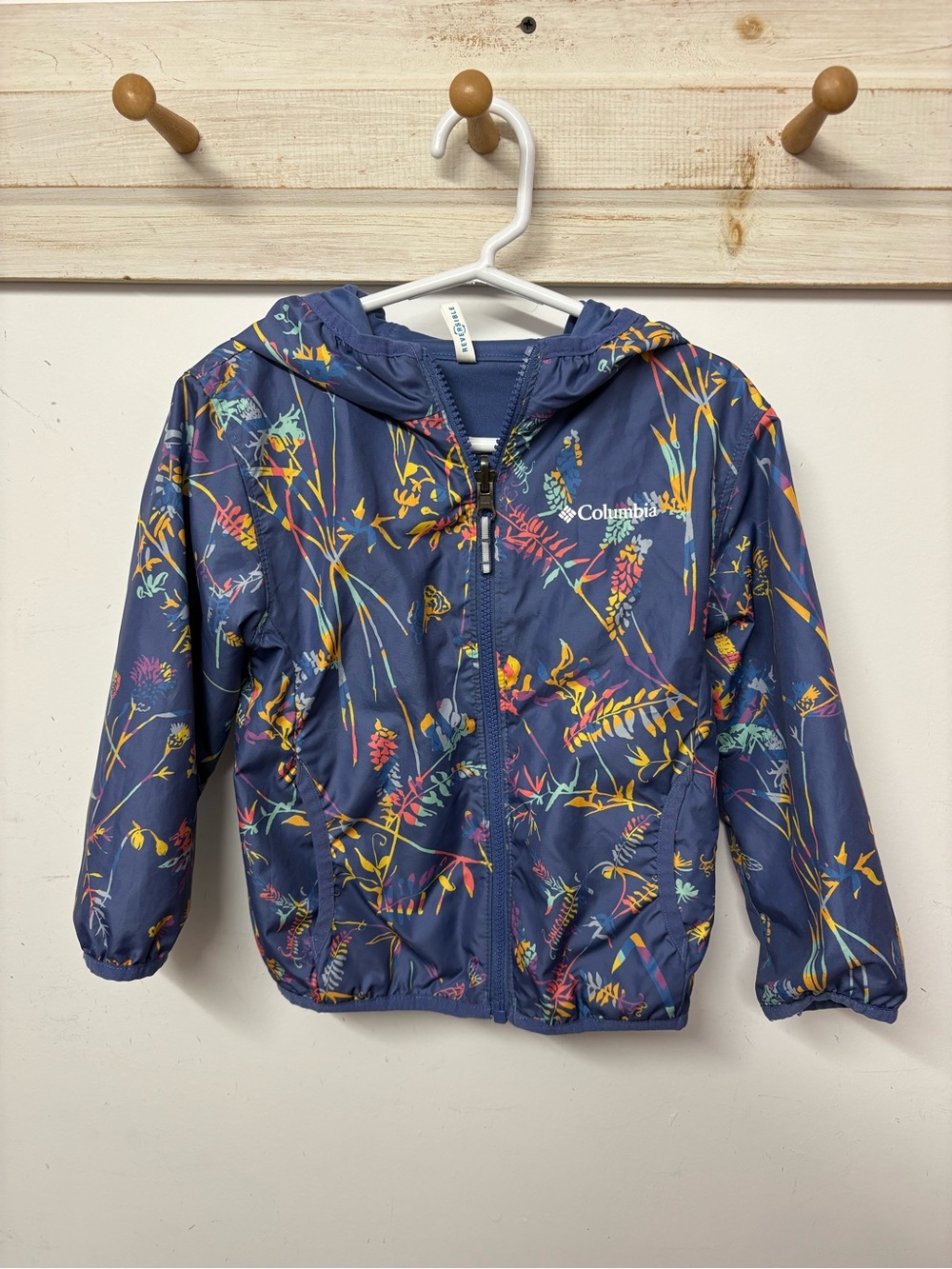 Columbia Reversible Floral Print Columbia Jacket 4T